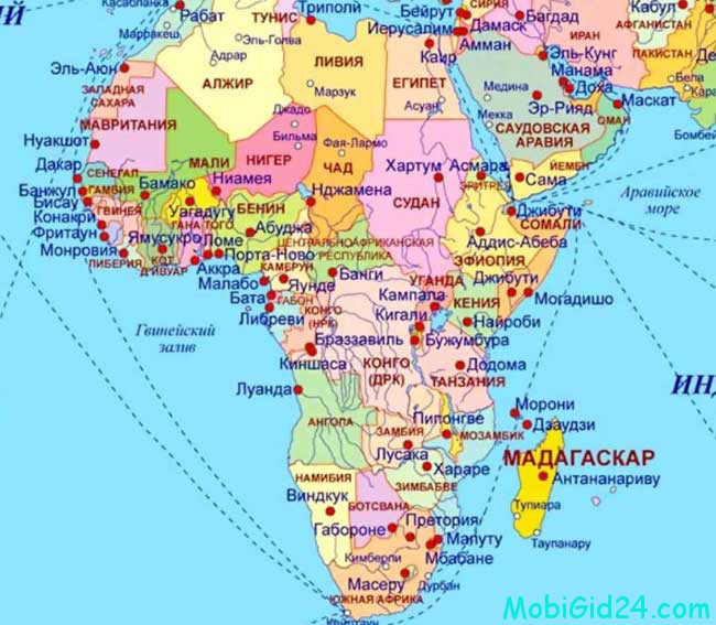  Африканские страны